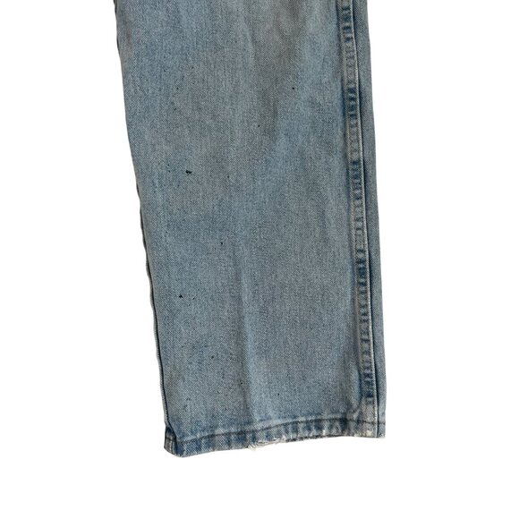 Wrangler Jeans Men's Size 44x32 Light Blue Denim  Work Wear Jeans - Picture 5 of 7
